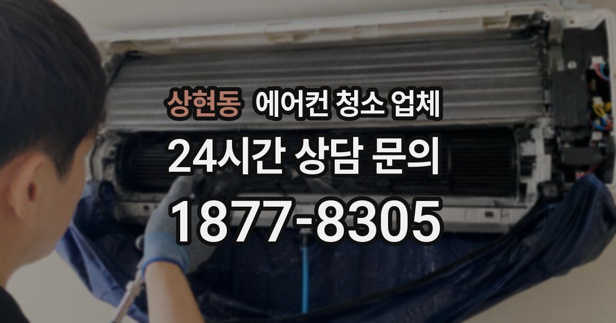 상현동 에어컨 청소 업체
