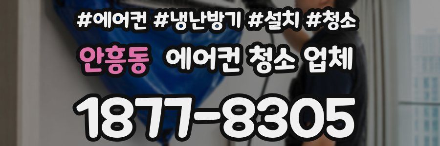 안흥동 에어컨 청소 업체
