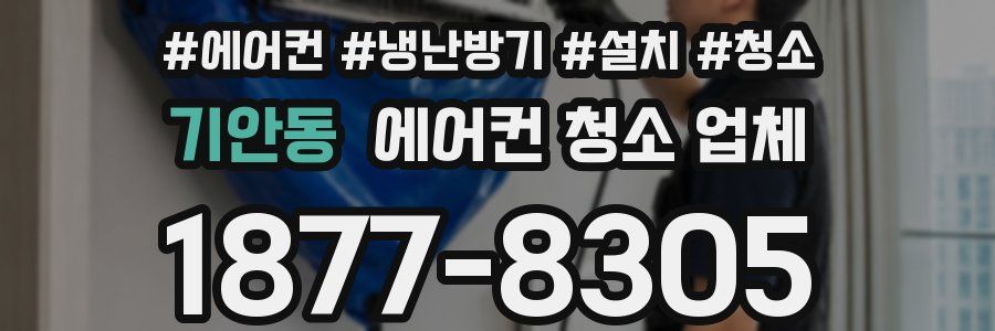 기안동 에어컨 청소 업체