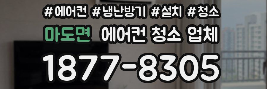 마도면 에어컨 청소 업체