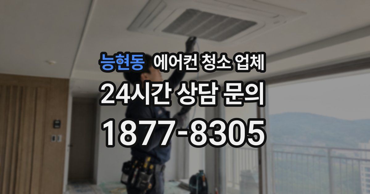 능현동 에어컨 청소 업체