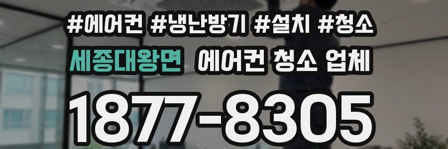 세종대왕면 에어컨 청소 업체