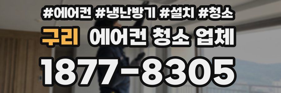 구리 에어컨 청소 업체
