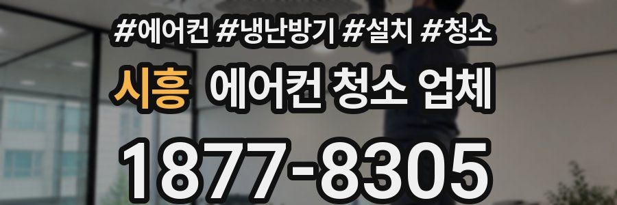 시흥 에어컨 청소 업체
