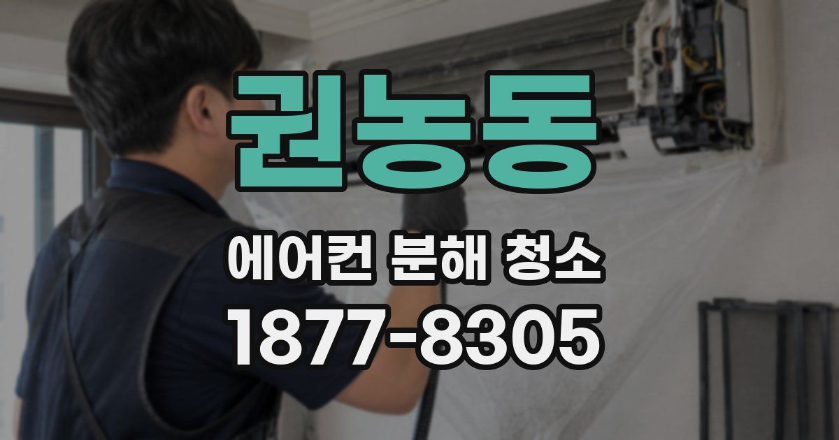 권농동 에어컨 분해 청소