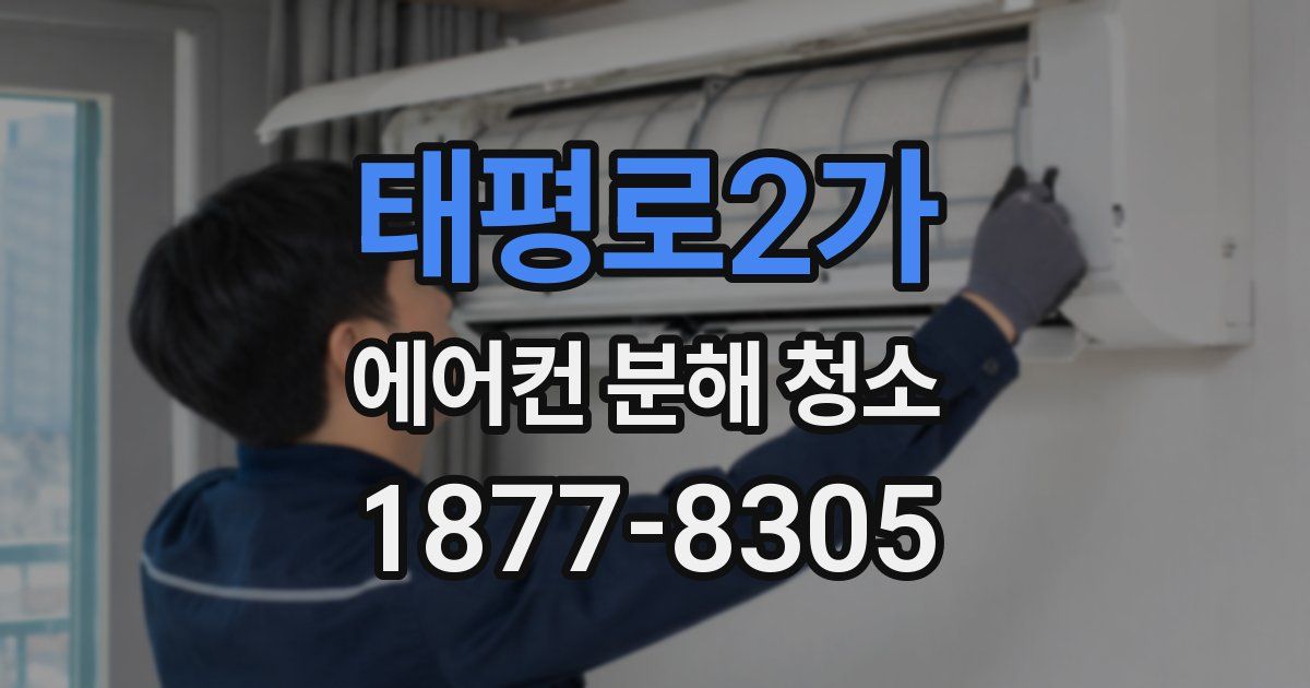 태평로2가 에어컨 분해 청소