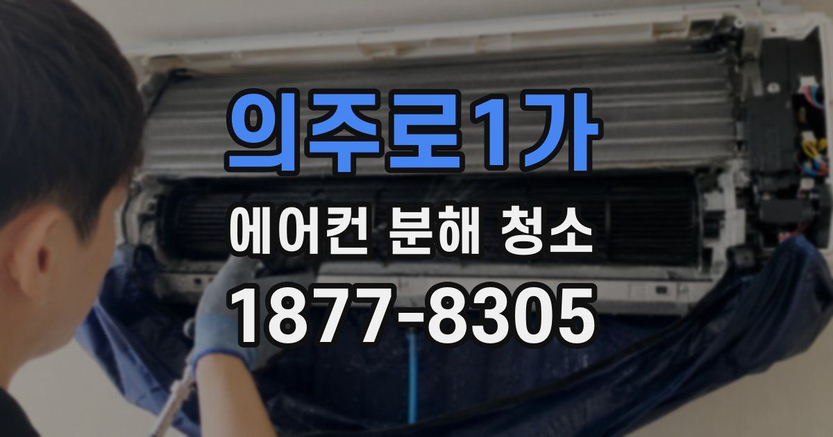 의주로1가 에어컨 분해 청소