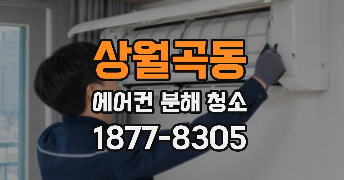상월곡동 에어컨 분해 청소