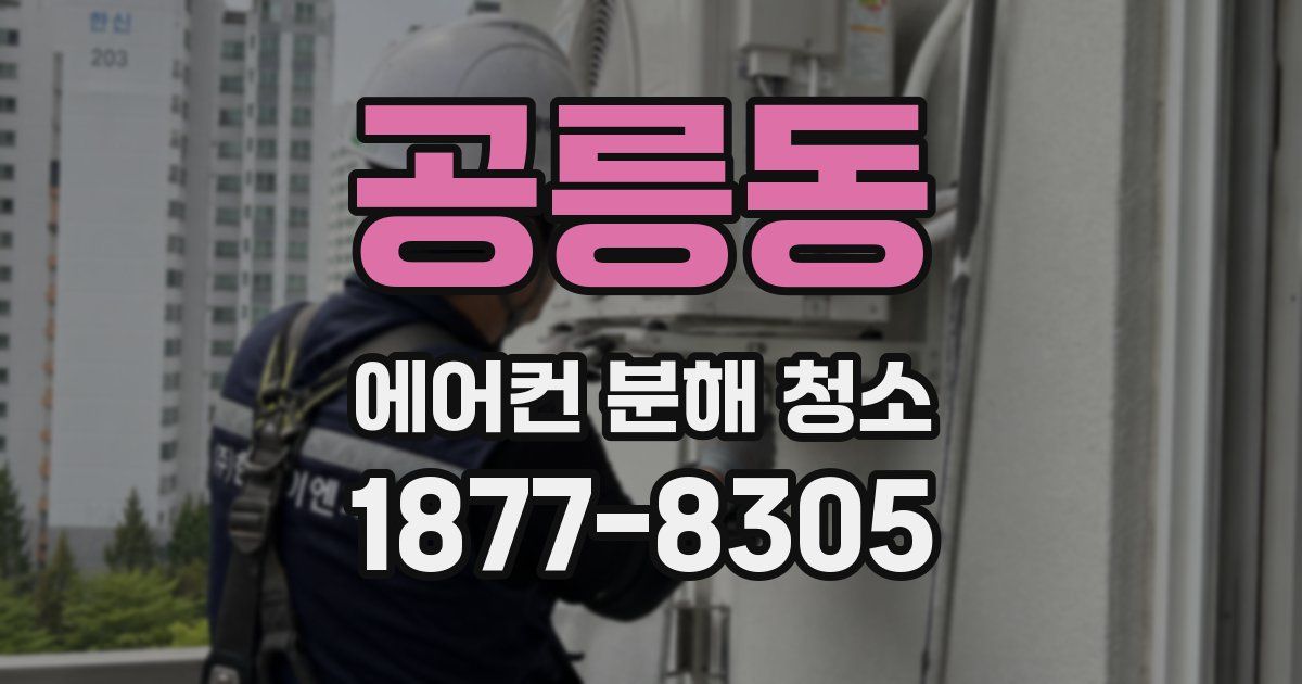 공릉동 에어컨 분해 청소