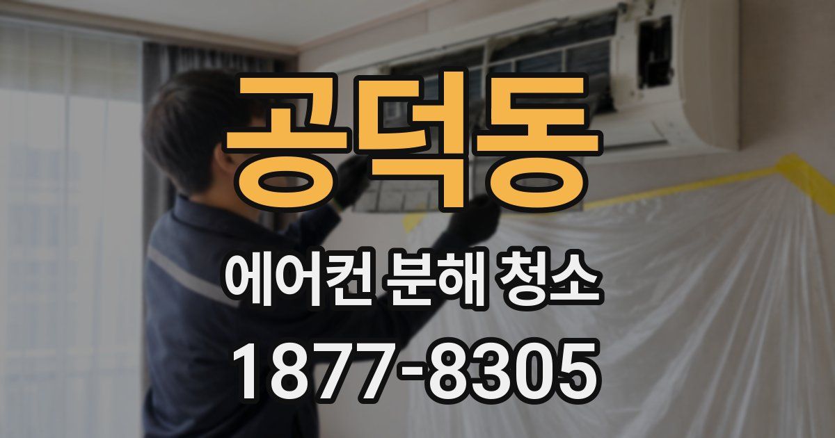 공덕동 에어컨 분해 청소