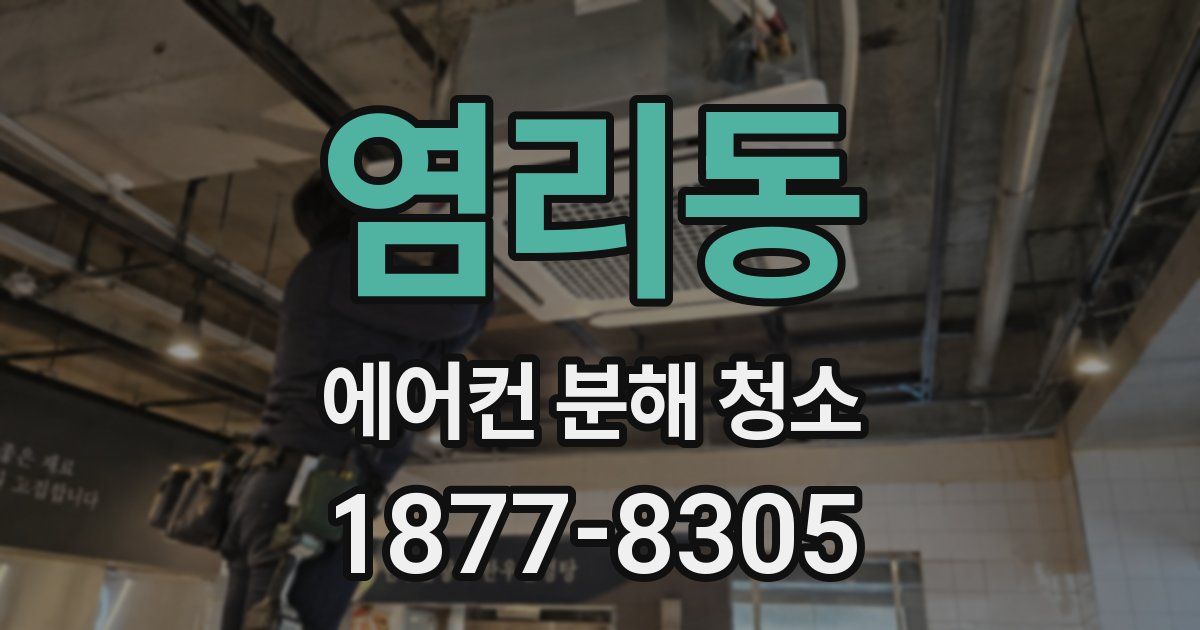 염리동 에어컨 분해 청소