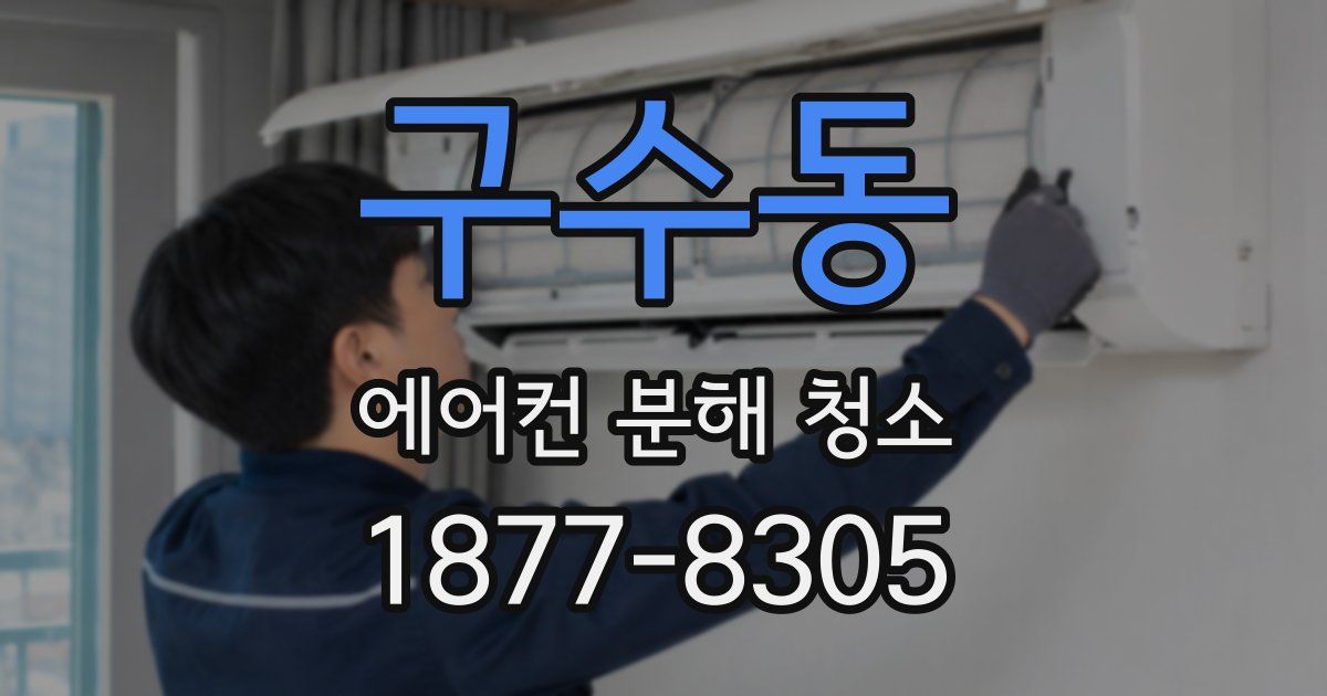 구수동 에어컨 분해 청소