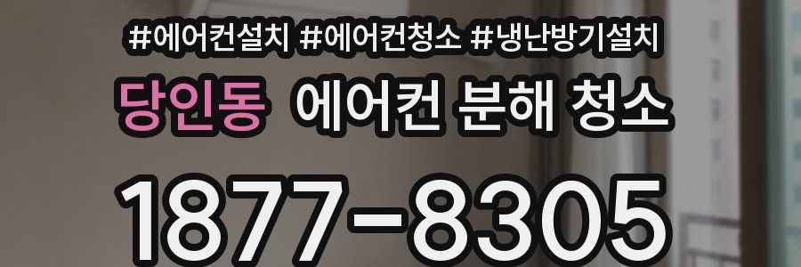당인동 에어컨 분해 청소
