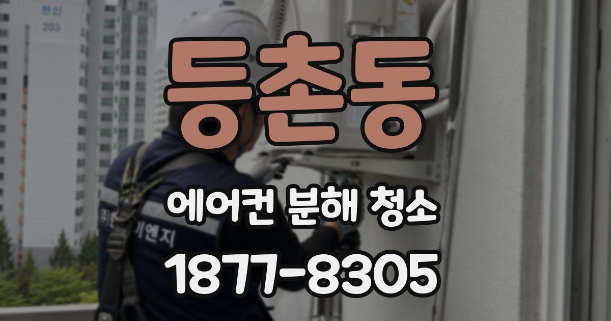 등촌동 에어컨 분해 청소