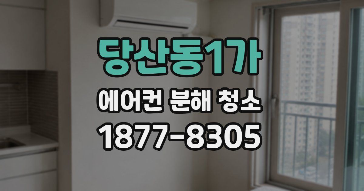 당산동1가 에어컨 분해 청소