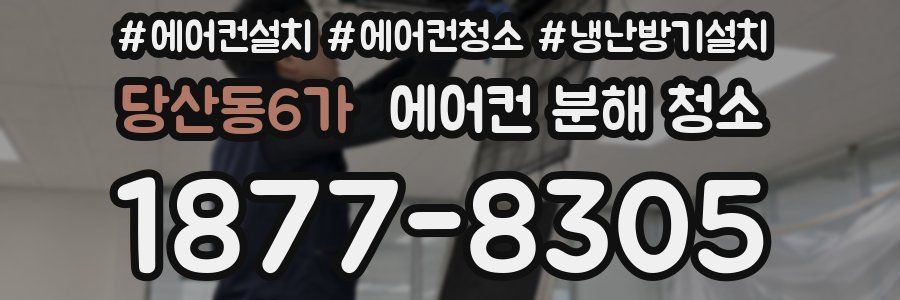 당산동6가 에어컨 분해 청소