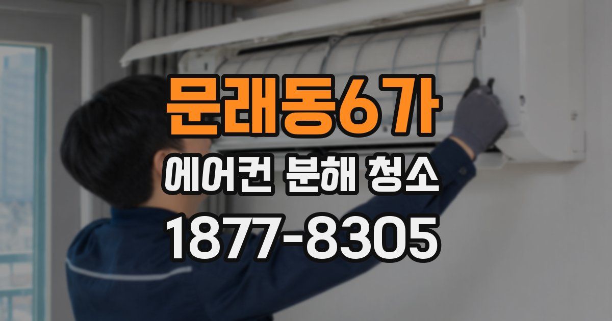 문래동6가 에어컨 분해 청소