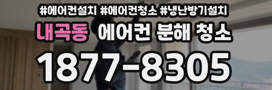 내곡동 에어컨 분해 청소