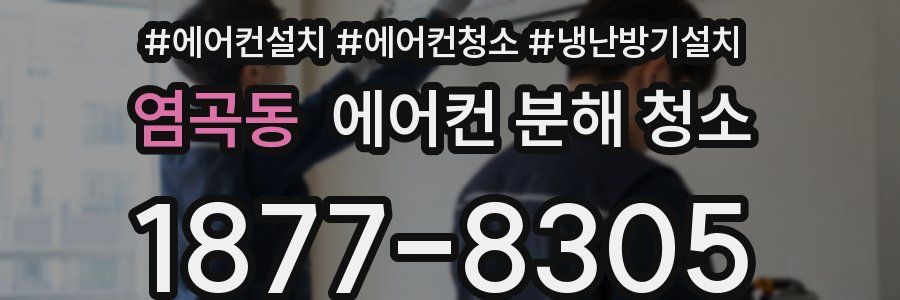 염곡동 에어컨 분해 청소