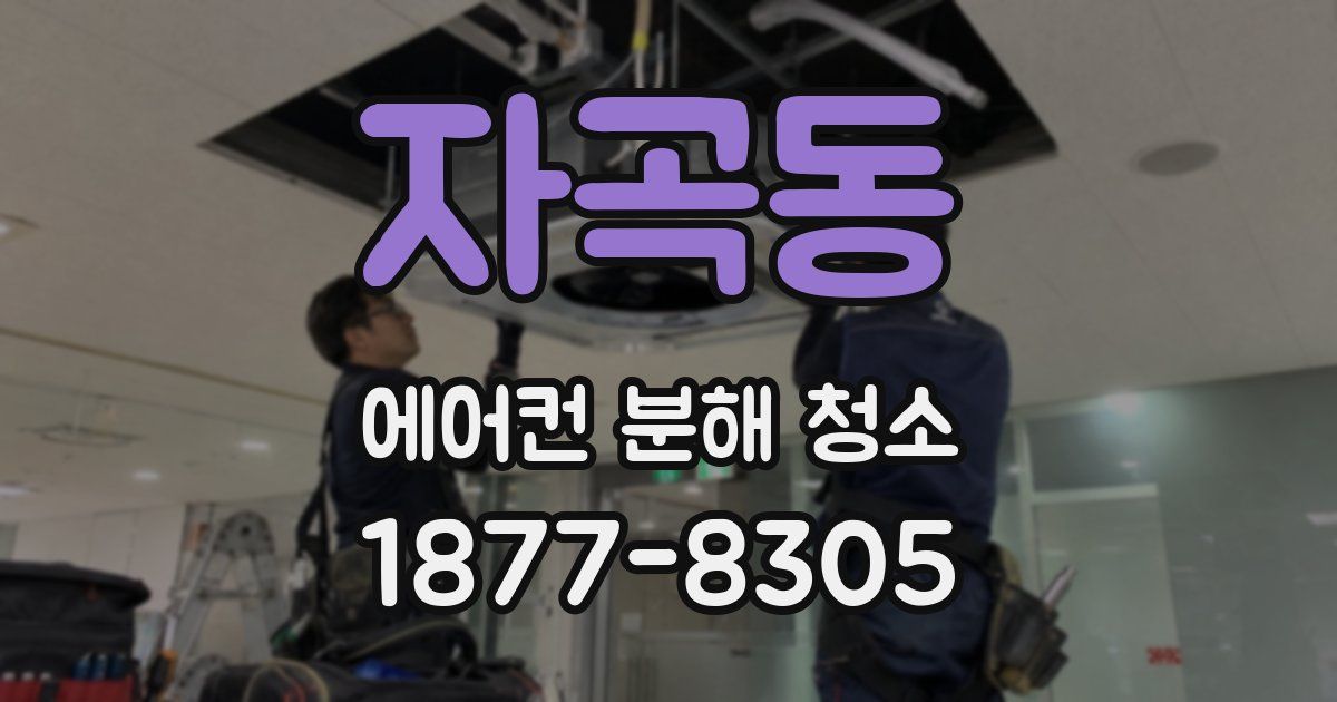 자곡동 에어컨 분해 청소
