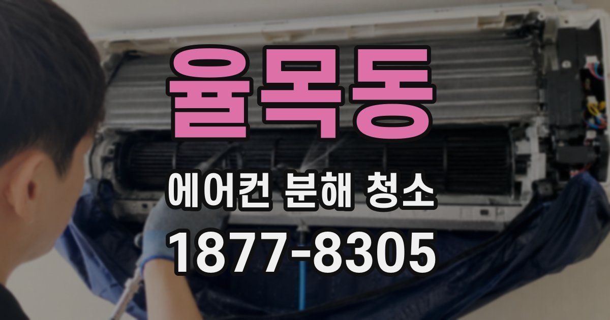 율목동 에어컨 분해 청소