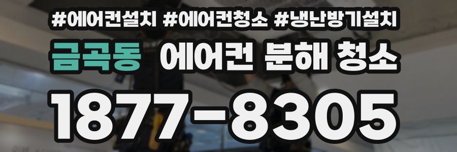 금곡동 에어컨 분해 청소