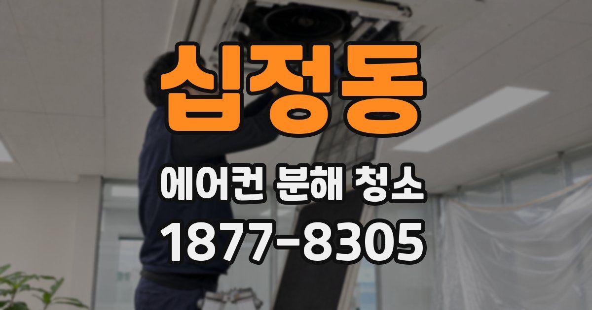 십정동 에어컨 분해 청소