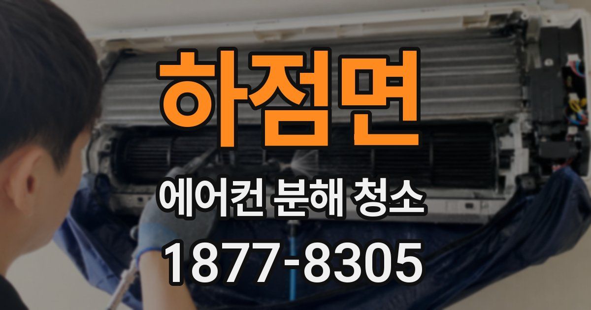 하점면 에어컨 분해 청소