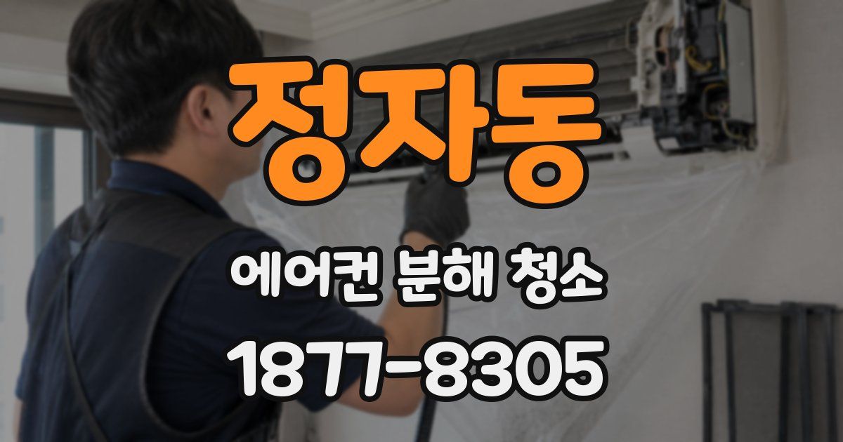 정자동 에어컨 분해 청소