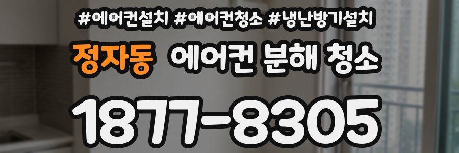 정자동 에어컨 분해 청소