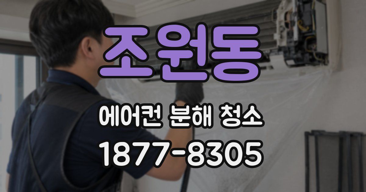 조원동 에어컨 분해 청소