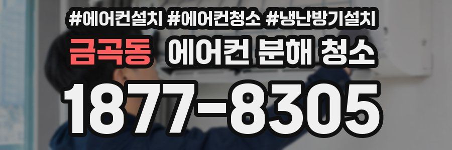 금곡동 에어컨 분해 청소