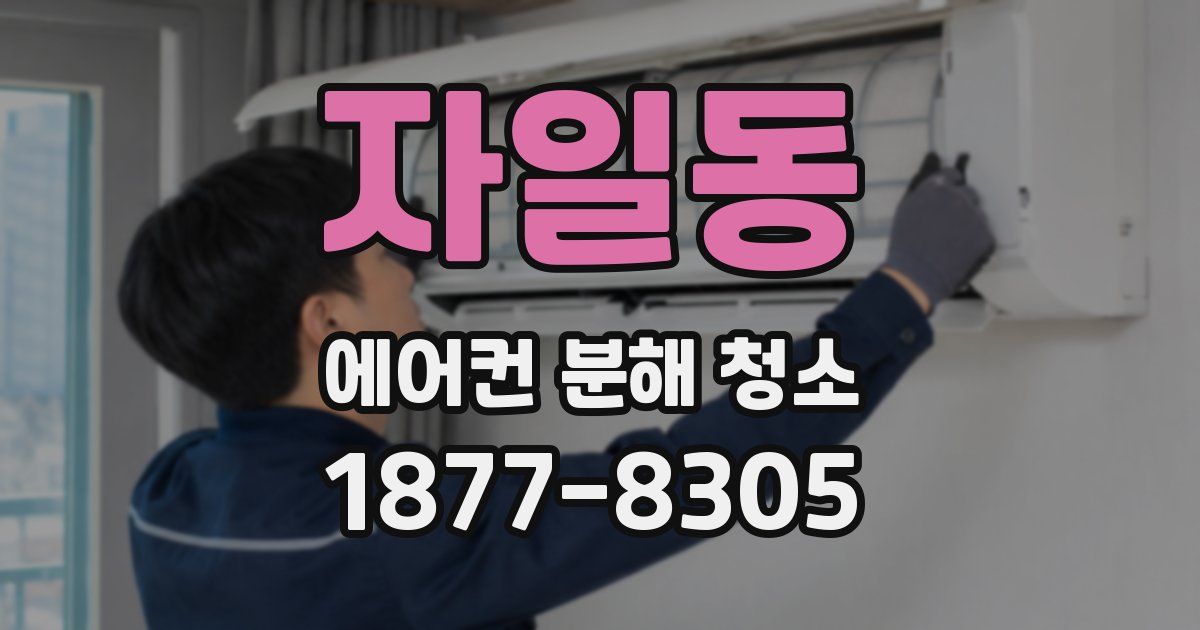 자일동 에어컨 분해 청소