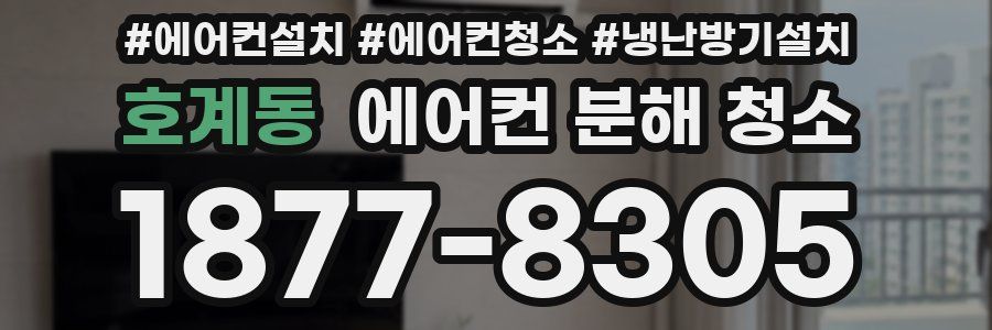 호계동 에어컨 분해 청소
