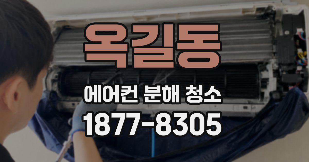 옥길동 에어컨 분해 청소