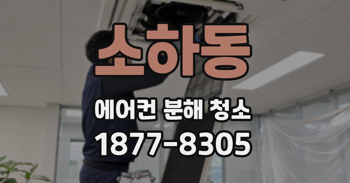 소하동 에어컨 분해 청소
