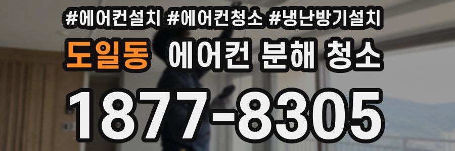 도일동 에어컨 분해 청소