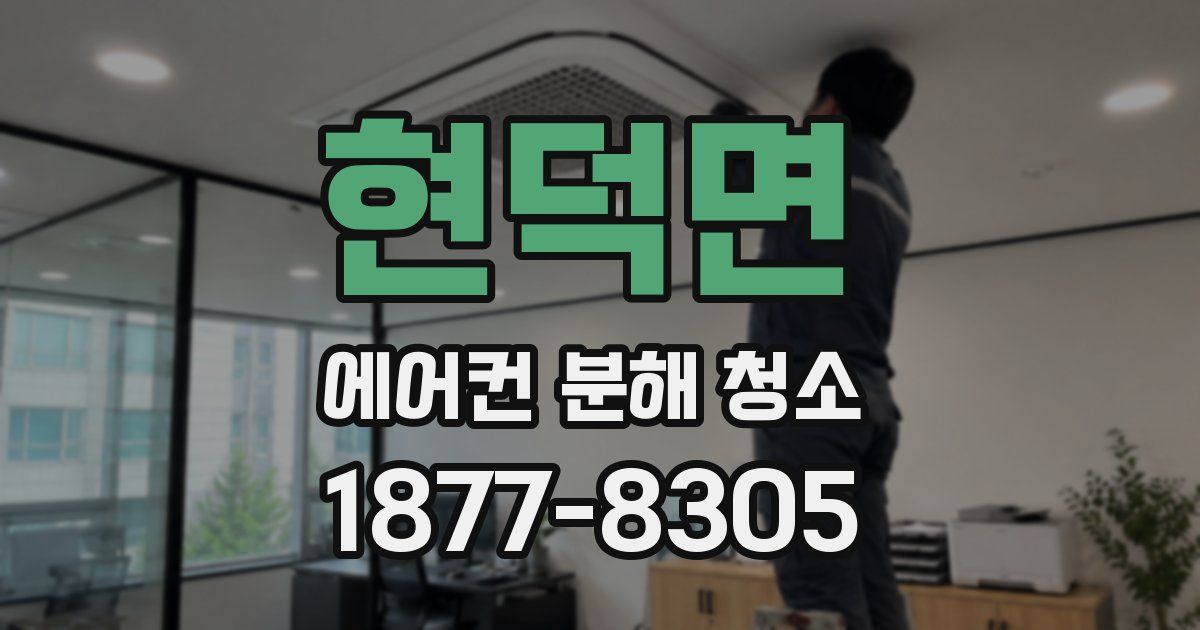 현덕면 에어컨 분해 청소