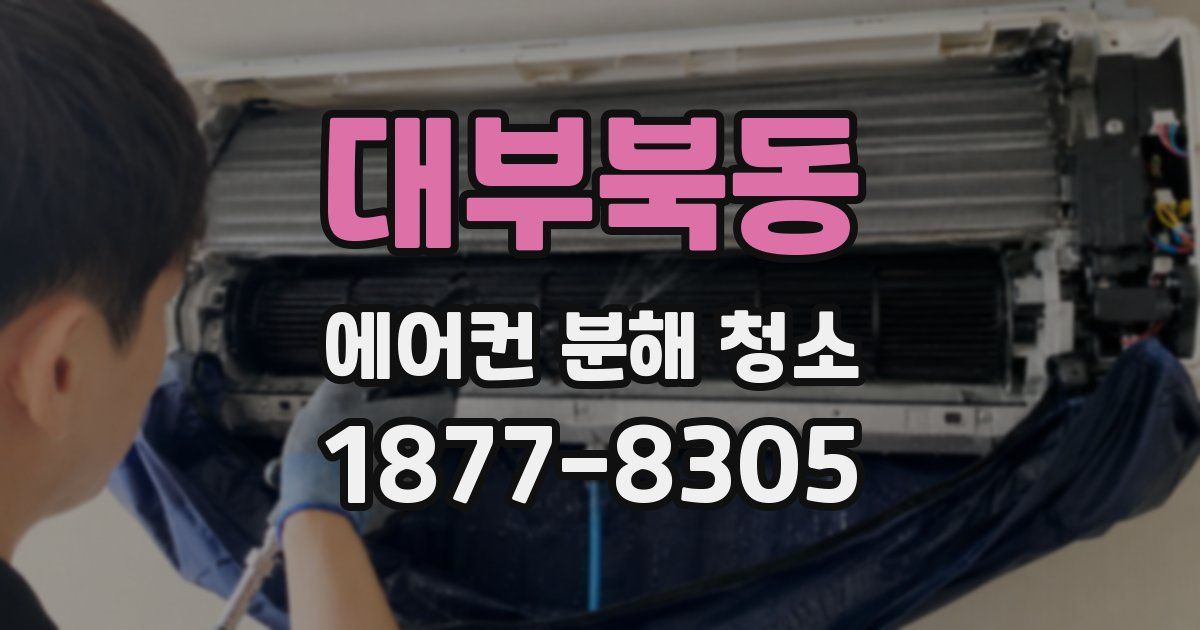 대부북동 에어컨 분해 청소