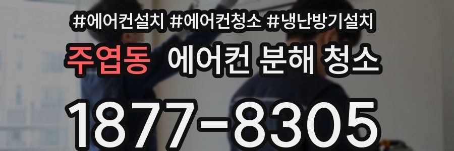 주엽동 에어컨 분해 청소
