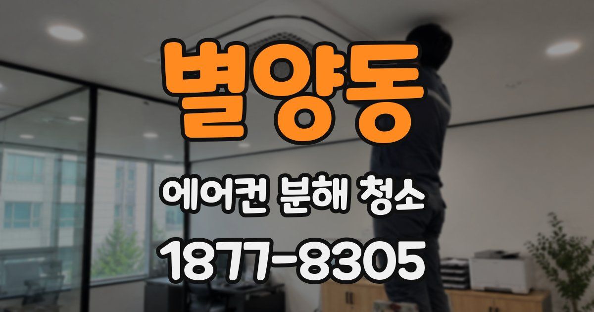 별양동 에어컨 분해 청소