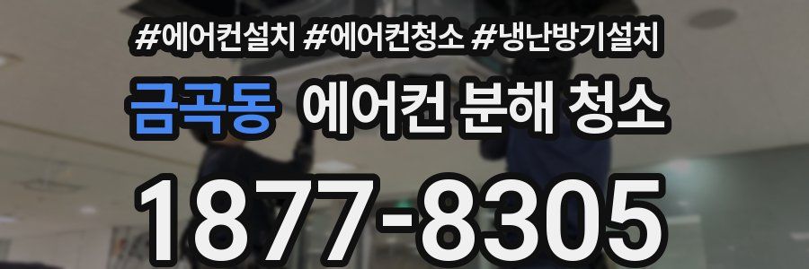 금곡동 에어컨 분해 청소