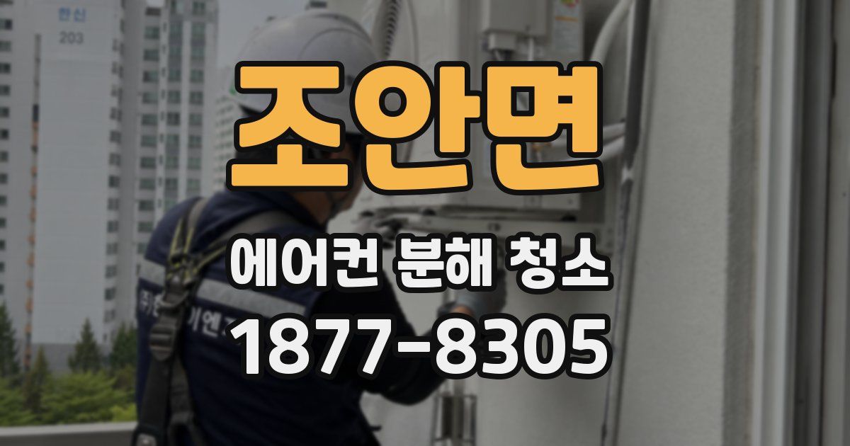 조안면 에어컨 분해 청소