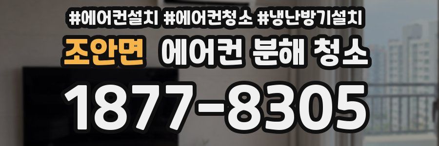 조안면 에어컨 분해 청소