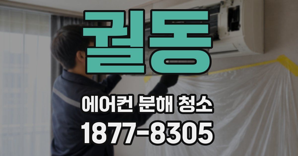 궐동 에어컨 분해 청소