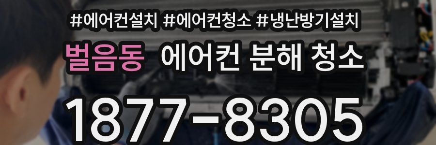 벌음동 에어컨 분해 청소