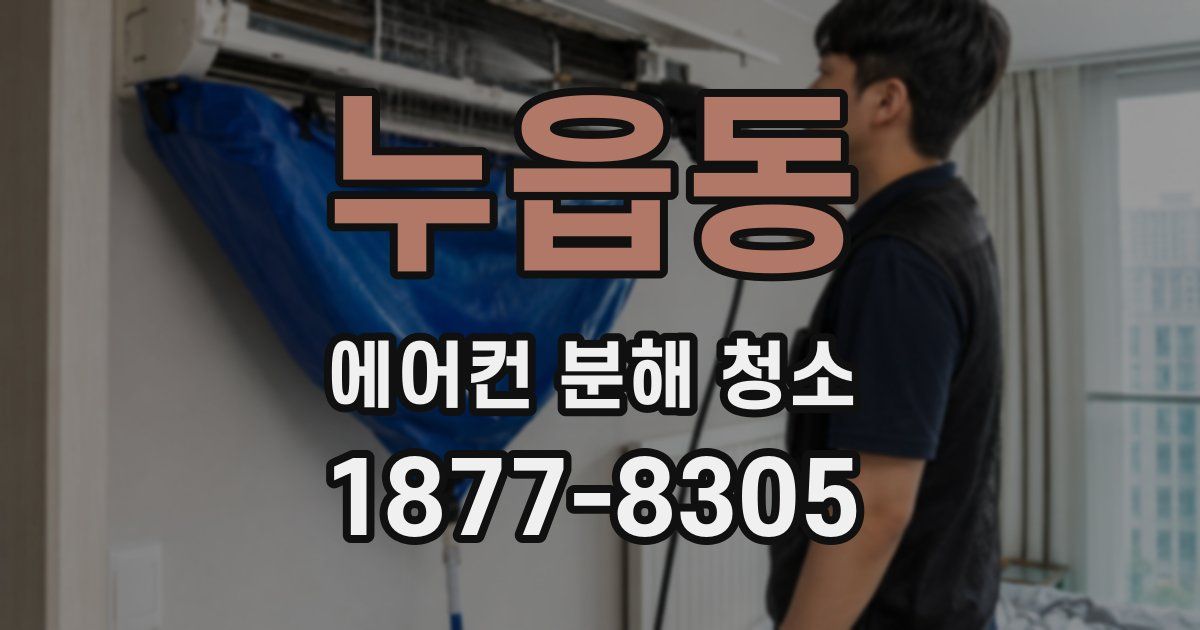 누읍동 에어컨 분해 청소