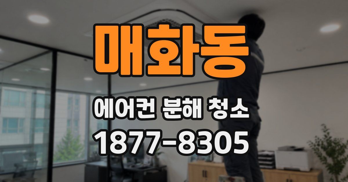 매화동 에어컨 분해 청소