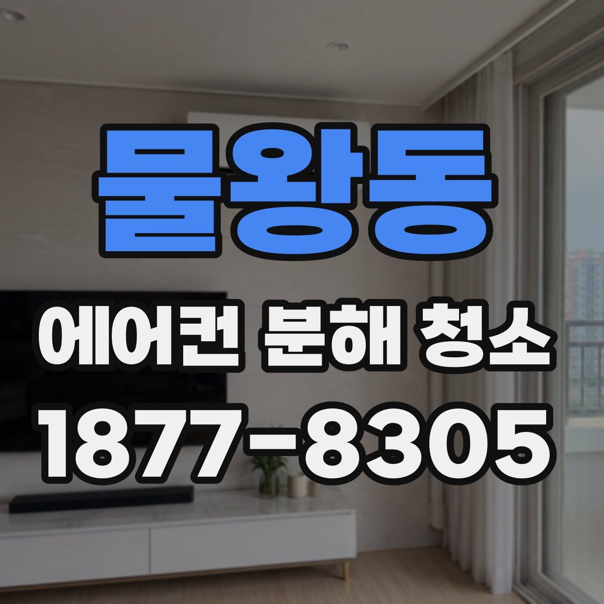 물왕동 에어컨 분해 청소