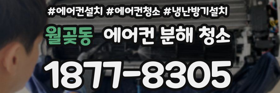 월곶동 에어컨 분해 청소